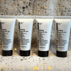 4x~Peter Thomas Roth~FIRM~Peeling Gel~15ml/0.5 fl oz each~Travel Size~NWOB~